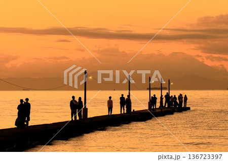 原岡桟橋、千葉県、南房総市 136723397