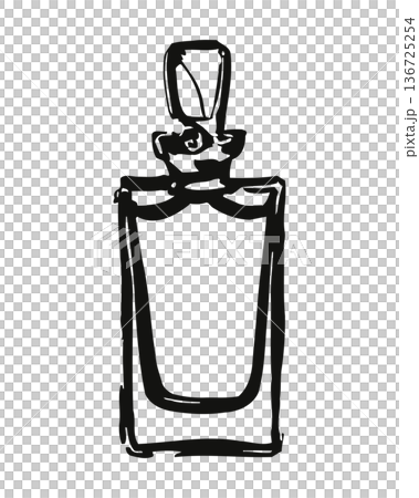 Luxury perfume bottle design sketch illustration fragrance packaging elegant luxury gift 136725254