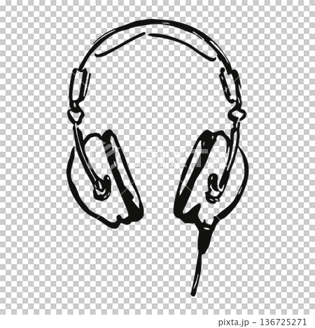 high quality stereo headphones for music listening and audio production purposes with comfortable design 136725271
