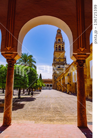 スペイン ゴルドバ メスキータ中庭 スペイン ゴルドバ メスキータ中庭 136725399
