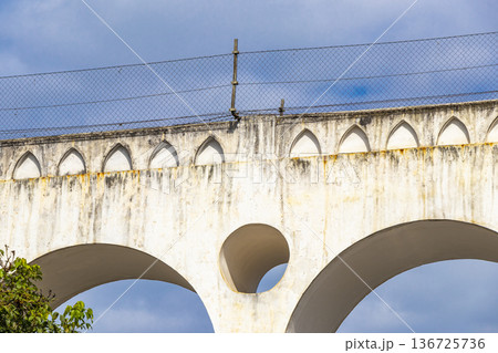 Rio de Janeiro Brazil City Arcos da Lapa bridge arches. Rio de Janeiro Brazil City Arcos da Lapa bridge arches. 136725736