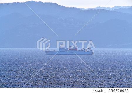 海洋研究開発機構　JAMSTEC　浦賀水道 みらい　海洋地球研究船　元原子力船　むつ 136726020