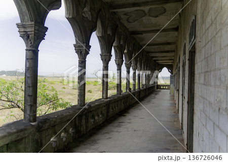 An abandoned monastery. An abandoned monastery. 136726046
