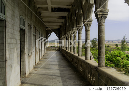 An abandoned monastery. An abandoned monastery. 136726059