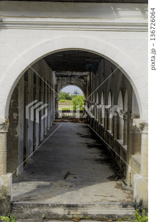 An abandoned monastery. An abandoned monastery. 136726064