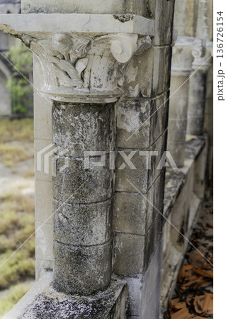 An abandoned monastery. An abandoned monastery. 136726154