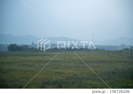 Bicycle path along the Geumgang River Bicycle path along the Geumgang River 136726206