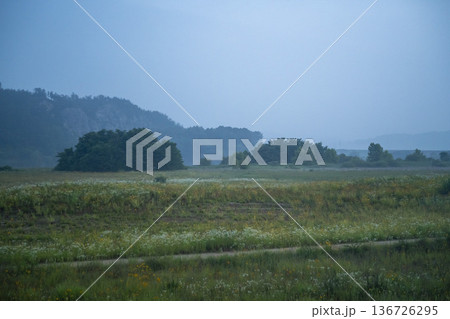 Bicycle path along the Geumgang River Bicycle path along the Geumgang River 136726295