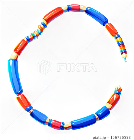 海、海の日、ビーチ、貝、貝殻、波、ヒトデ、砂浜、夏、観光・夏休み、足跡 136726558