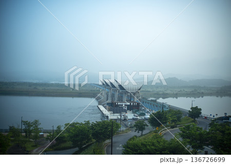Baekma Riverside Bicycle Path Baekma Riverside Bicycle Path 136726699