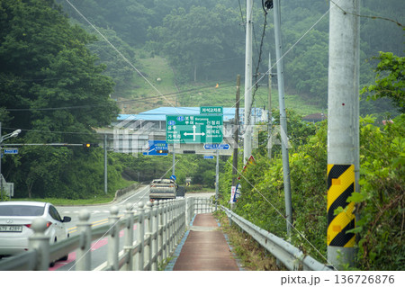 Baekma Riverside Bicycle Path  136726876