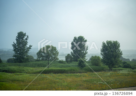 Baekma Riverside Bicycle Path Baekma Riverside Bicycle Path 136726894