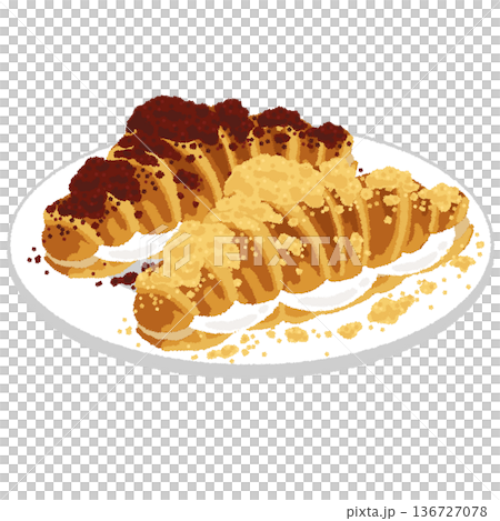 胯部插圖 136727078