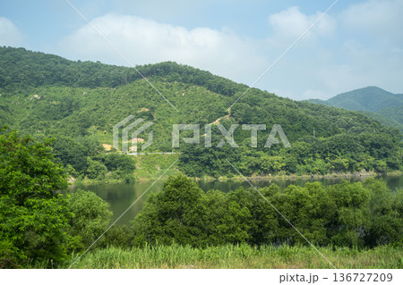 Baekma Riverside Bicycle Path Baekma Riverside Bicycle Path 136727209