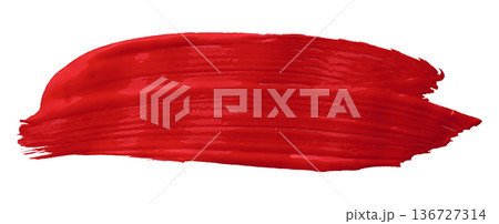Ruddy brush isolated on transparent background, Scarlet Sage red brush Ruddy brush isolated on transparent background, Scarlet Sage red brush 136727314