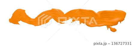 orange brush isolated on transparent background orange watercolor orange brush isolated on transparent background orange watercolor 136727331