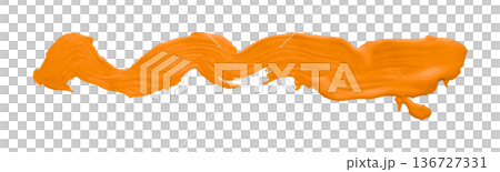 orange brush isolated on transparent background orange watercolor orange brush isolated on transparent background orange watercolor 136727331