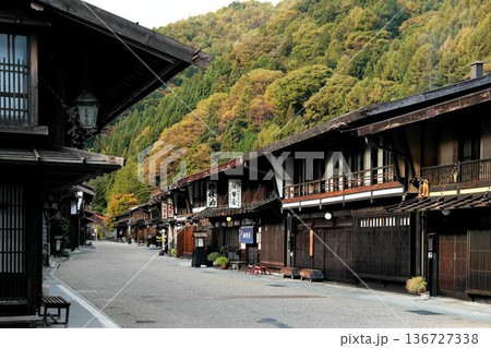 長野県 奈良井宿の風景 長野県 奈良井宿の風景 136727338