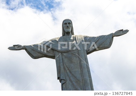 Christ the Redeemer on Corcovado mountain Rio de Janeiro Brazil. Christ the Redeemer on Corcovado mountain Rio de Janeiro Brazil. 136727845