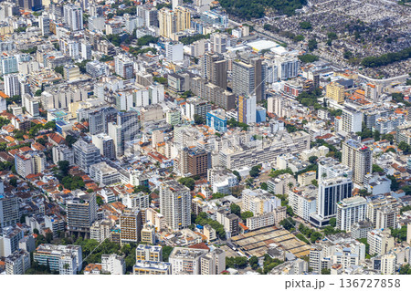 Rio de Janeiro Brazil City Downtown Cityscape and Skyline Panorama. Rio de Janeiro Brazil City Downtown Cityscape and Skyline Panorama. 136727858