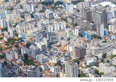 Rio de Janeiro Brazil City Downtown Cityscape and Skyline Panorama. 136727859