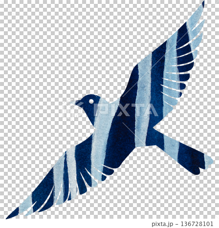 Beautiful watercolor bird icon image illustration Beautiful watercolor bird icon image illustration 136728101