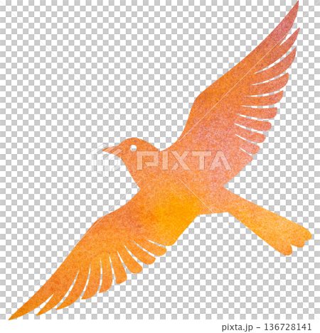 美麗的水彩鳥圖示圖像的插圖 美麗的水彩鳥圖示圖像的插圖 136728141