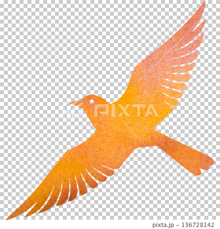 美麗的水彩鳥圖示圖像的插圖 美麗的水彩鳥圖示圖像的插圖 136728142