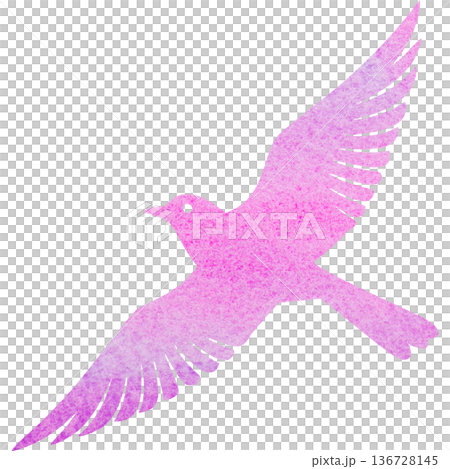 美麗的水彩鳥圖示圖像的插圖 美麗的水彩鳥圖示圖像的插圖 136728145