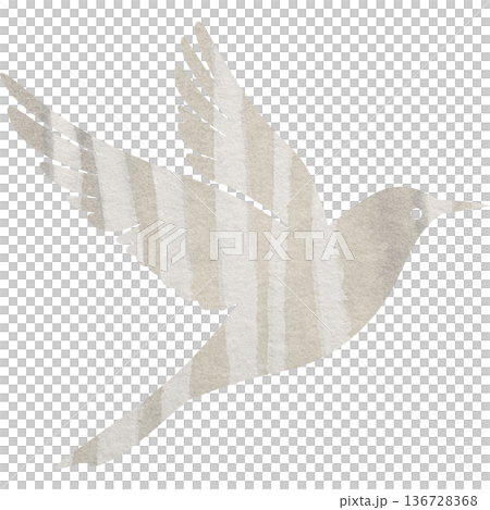 Beautiful watercolor bird icon image illustration Beautiful watercolor bird icon image illustration 136728368