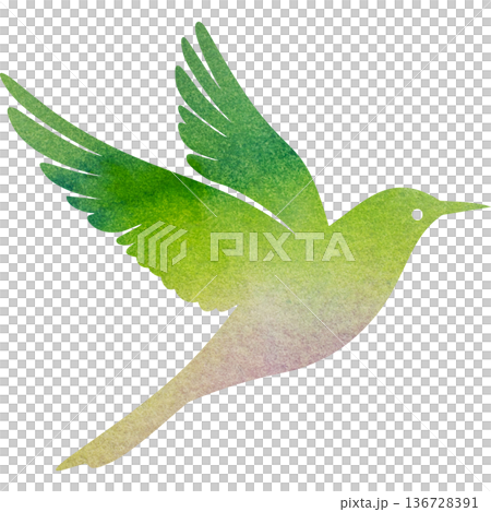 Beautiful watercolor bird icon image illustration Beautiful watercolor bird icon image illustration 136728391