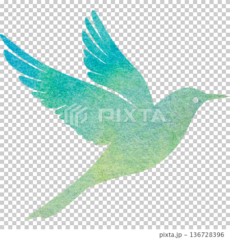 美麗的水彩鳥圖示圖像的插圖 美麗的水彩鳥圖示圖像的插圖 136728396