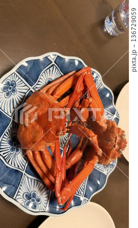 ズワイガニを自宅で茹でました 136729059