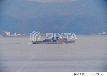 海上自衛隊 浦賀水道 ちよだ ASR-404 潜水艦救難艦 海上自衛隊 浦賀水道 ちよだ ASR-404 潜水艦救難艦 136729179