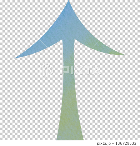 美麗的水彩箭頭圖示圖像插圖 美麗的水彩箭頭圖示圖像插圖 136729332
