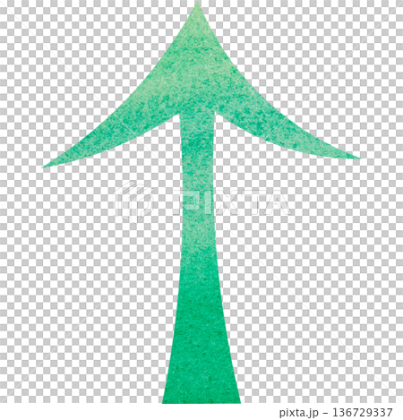Beautiful watercolor arrow icon image illustration Beautiful watercolor arrow icon image illustration 136729337