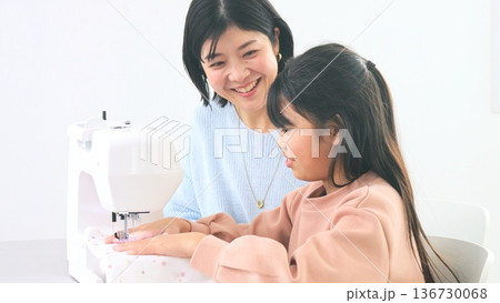 家族の会話 ミシン イメージ 136730068