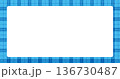 青タータンチェック柄のフレーム 136730487
