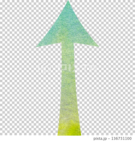 美麗的水彩箭頭圖示圖像插圖 136731100