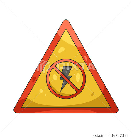 Illustration of no electricity Illustration of no electricity 136732352