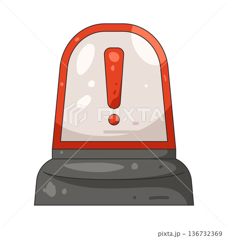 Illustration of siren Illustration of siren 136732369