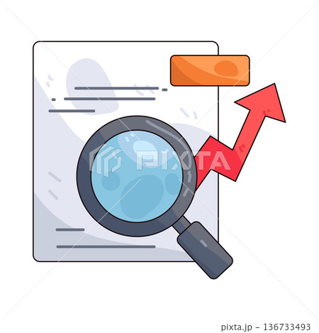 Illustration of Keyword research Illustration of Keyword research 136733493
