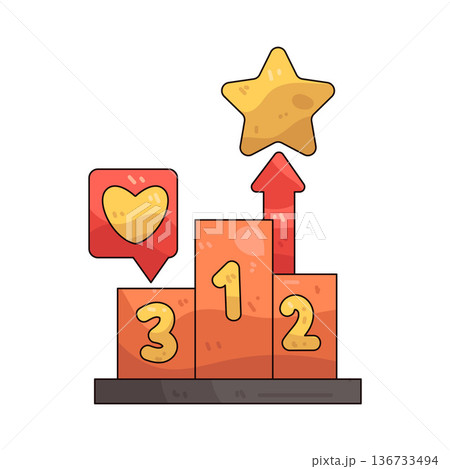 Illustration of Ranking 136733494