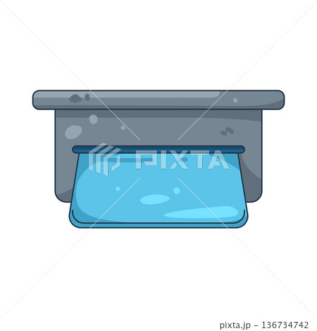Illustration of Card insert Illustration of Card insert 136734742