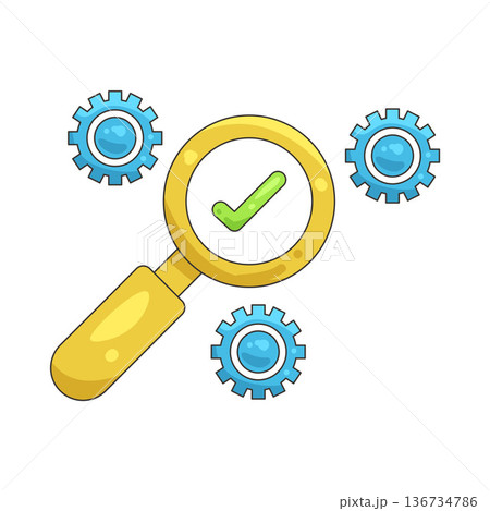 Illustration of Search with settings 136734786
