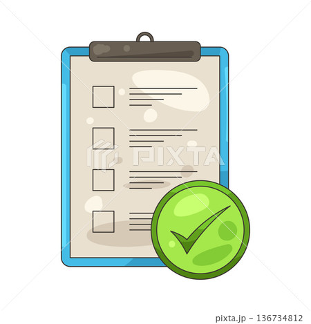 Illustration of task list 136734812
