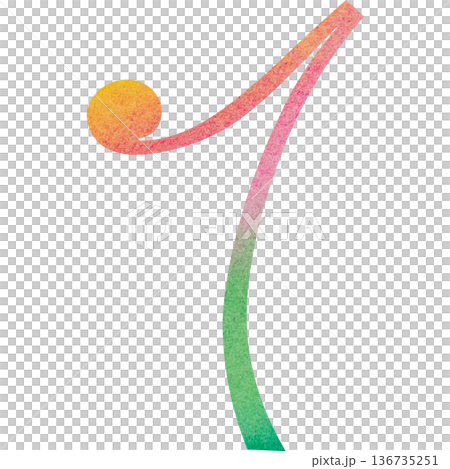 Beautiful watercolor eighth rest icon image illustration Beautiful watercolor eighth rest icon image illustration 136735251