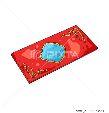 Illustration of red envelope Illustration of red envelope 136735519