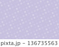 使いやすいニュアンスカラーのやわらかドット背景ラベンダーパープル 136735563
