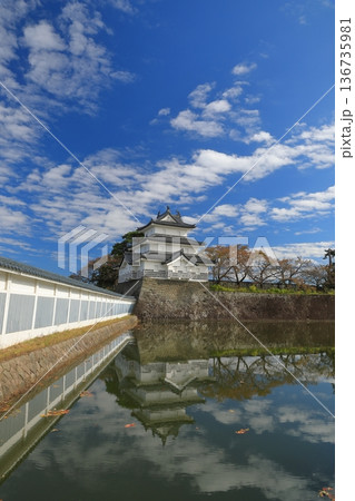 青空に映える新発田城三階櫓の優雅な佇まい 青空に映える新発田城三階櫓の優雅な佇まい 136735981